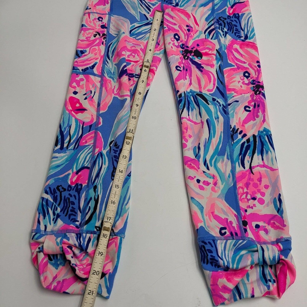 Lilly Pulitzer Women's Size XS Capri Style Spandex Floral Legging Exercise Pants - Picture 8 of 8